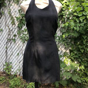 Vintage Halter Little Black Dress
